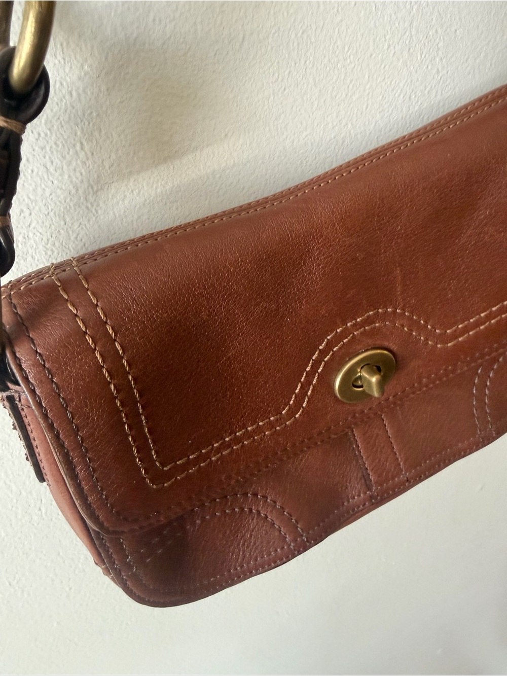 Coach Leather Shoulder Bag - Picture 4 of 5